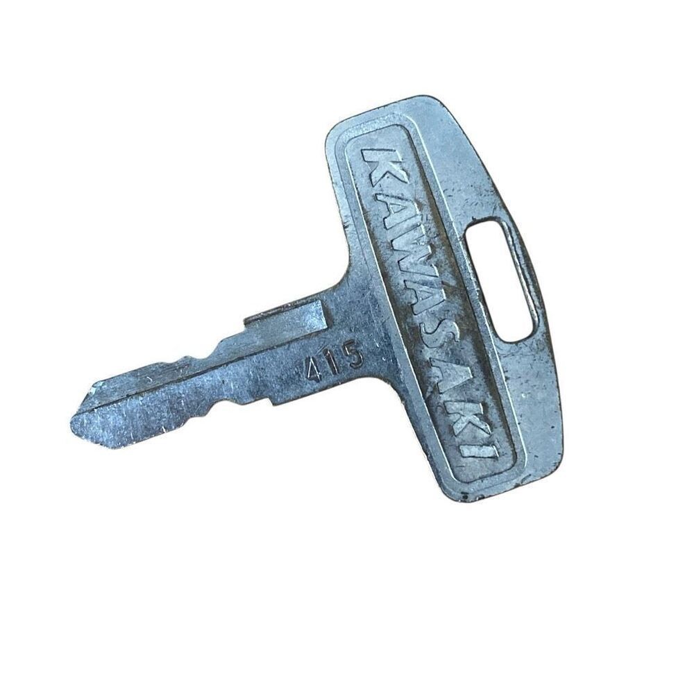 Vintage OEM Kawasaki Motorcycle Keys Factory Pre-cut key code 415